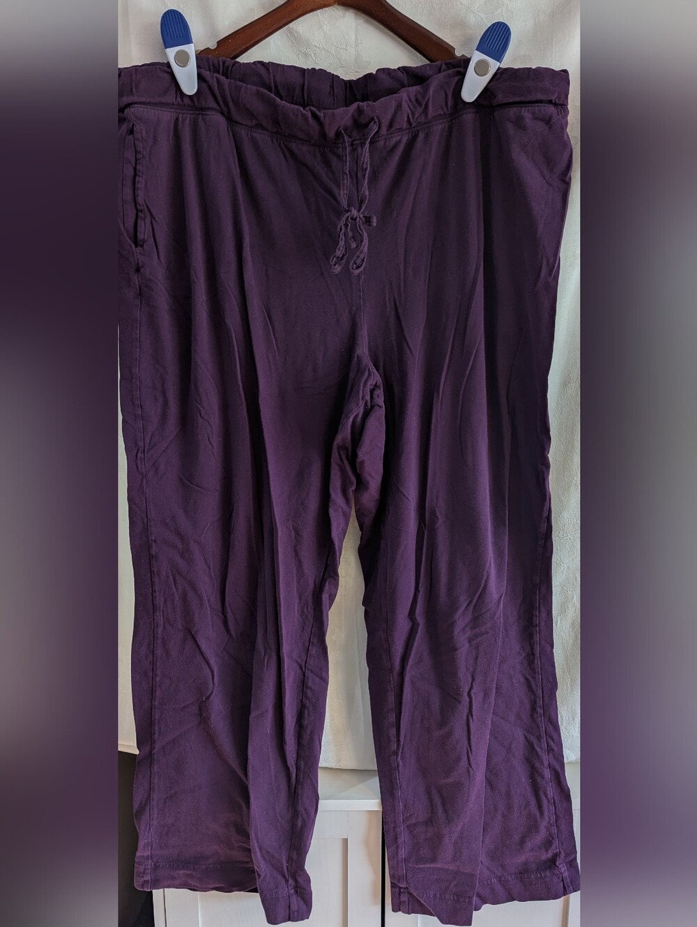 Purple Drawstring Lounge Pants